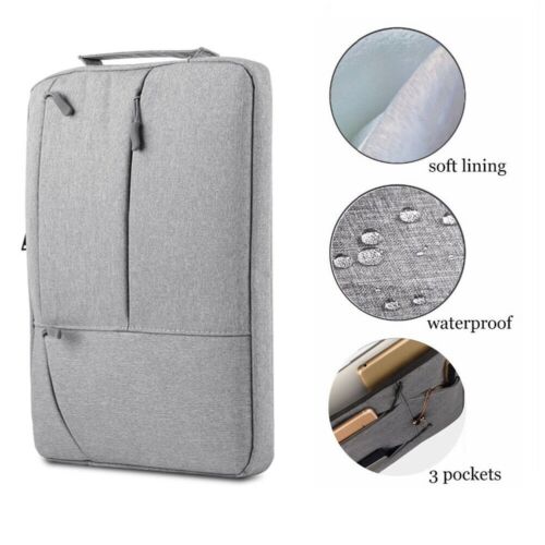 Grey Laptop Handle sleeve bag for 13" 14" 15" 16" Hp Lenovo Asus Acer Samsung - Picture 5 of 5