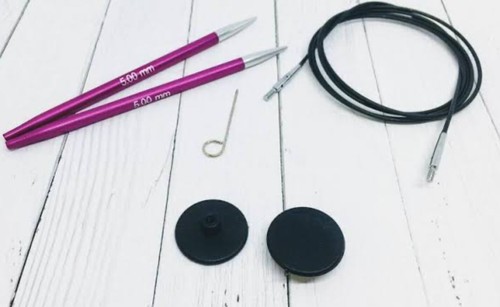 KnitPro Zing Metal Interchangable Circular Knitting needles - Zing metal Tips - Picture 8 of 25