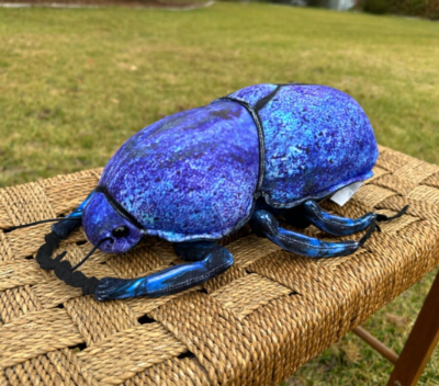 Dung Beetle Cute Plush Backpacks Cleo Scarab Beetle Plush Soft Toy 28cm  Stuffed Animal By Huggable