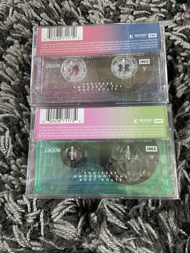 Elton John – The Lockdown Sessions (Blue Glitter Cassette Album) (M/M) (Sld) - Picture 2 of 2