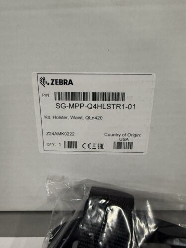 NOWY Zestaw pasków biodrowych Zebra SG-MPP-Q4HLSTR1-01 do QLn420 P1098097 - Zdjęcie 2 z 6