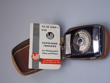VINTAGE dejur REFLECTED INCIDENT LIGHT METER/EXPOSURE METER