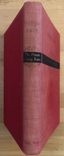 The Private Dining Room by Ogden Nash, Little Brown 1954 5th print, Nash signed - Picture 4 of 8