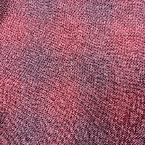 Vintage 60’s Pendleton Maroon Plaid Wool Collar Flap Pocket Shirt--M - Picture 7 of 9