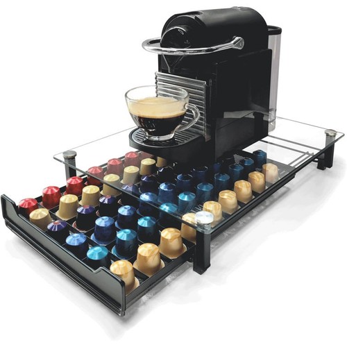ColourTree Coffee Pod Holder Storage 60 Pods Drawer Pods Holder Compatible - Picture 1 of 6