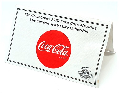 Matchbox 1/43 Scale YMC05/B-M - 1970 Ford Boss Mustang - Coca Cola - Picture 5 of 6