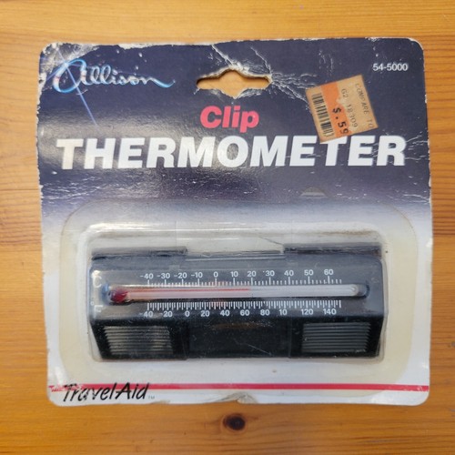Allison 54-5000 Travel Aid Clip Termómetro Antiguo Stock Automóvil Temperatura  - Imagen 4 de 6