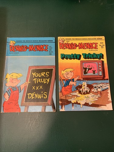 Lote de cómics Dennis The Menace 1976 edición # 154 y 146 DE COLECCIÓN RARO - Imagen 1 de 9
