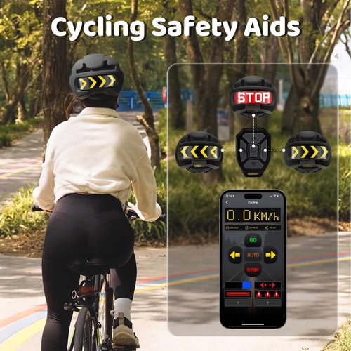 Smart Bike HelmetBicycle Helmet for Adults Teens with Personalized LED Lights... - Picture 3 of 6