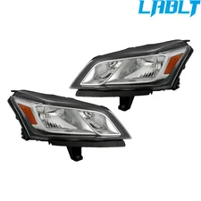 LABLT Left&Right Side Headlights Headlamps Halogen For 2013-2017 Chevy Traverse