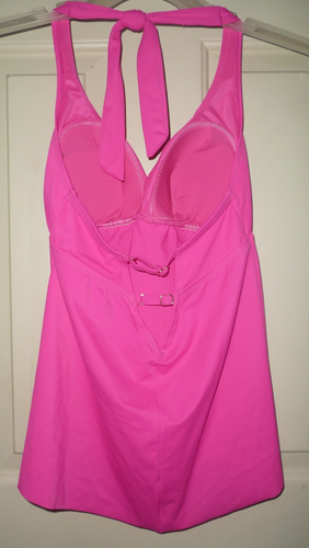 Size 32/34DD PUSH UP/BOOST BRA HALTER TANKINI SWIM TOP FROM CATALINA NWOT - Picture 3 of 5