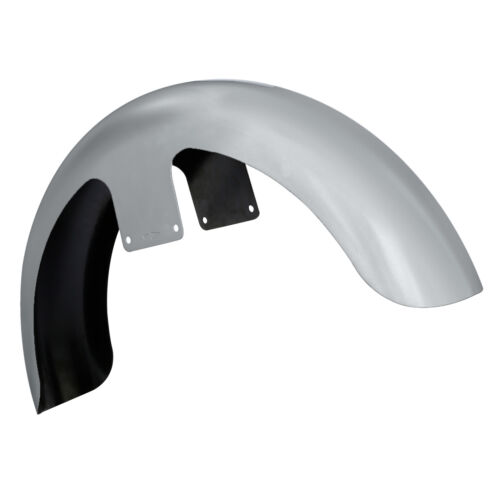 Primer Gray 21" Wheel Wrap Front Fender Fits For Harley Touring Custom Bagger 14 - Picture 2 of 5