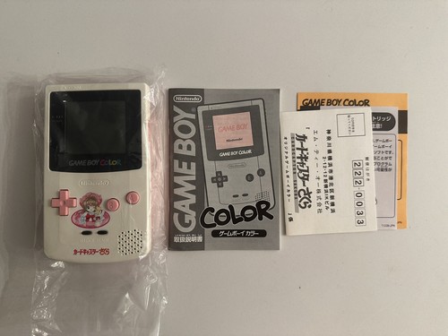 Cardcaptor Sakura Nintendo Gameboy Color Konsole OVP CGB-001 Pink Weiß unbenutzt - Bild 5 von 9