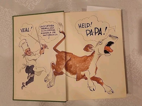 Leone's Italian Cookbook Gene Leone 1967 HC/DJ SIGNED - Picture 4 of 11