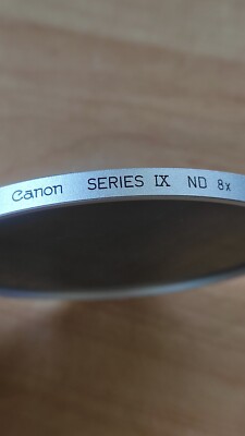 Canon Series IX ND 8, UV Filter, for Canon. Sehr selten.