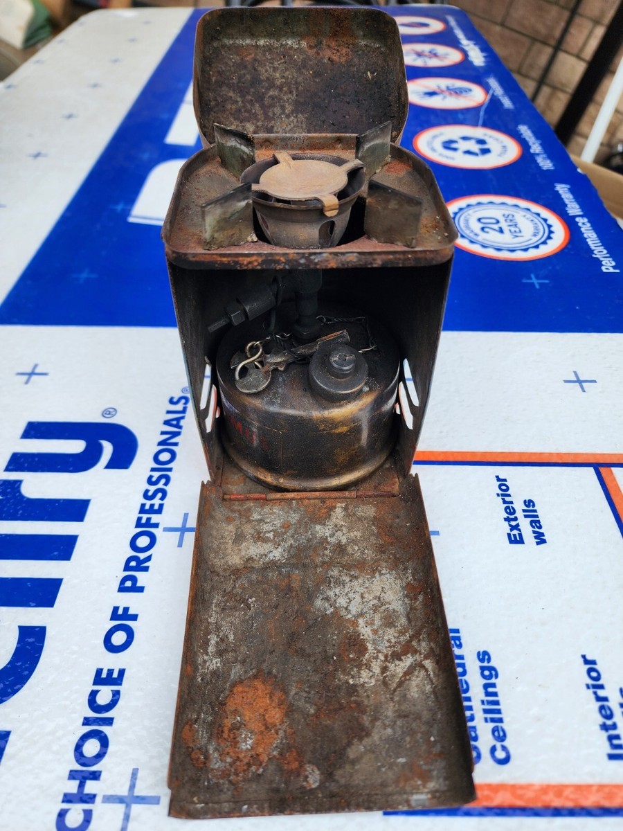 Vintage Old Primus Sweden 71 Canister Back Pack Camping Gas Stove