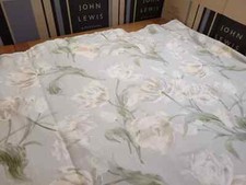 John Lewis MTM W335 x D246cm Laura Ashley Gosford Pencil Pleat Curtains RRP £960