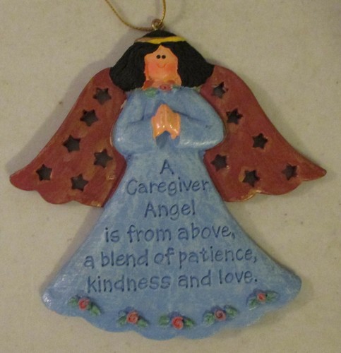 Caregiver Angel Ornament for Nurse, Aide, Therapist, Nanny, Babysitter, Day Care - Picture 6 of 17