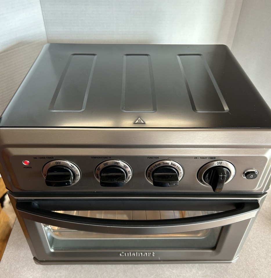 Cuisinart TOA60BKS Convection Toaster Oven Air Fryer with Light, Black