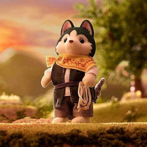 Sylvanian Families Doll Husky Brother Bruce C-72 w/ Tracking NEW - Picture 2 of 3