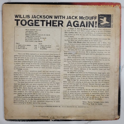 Willis Jackson w/ Jack McDuff - Together Again! Vinyl LP - 1965 - Mono - PR 7364 - Imagen 2 de 6
