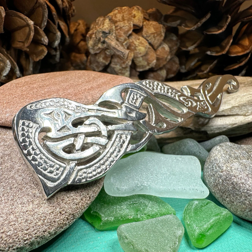 Celtic Dragon Kilt Pin Scottish Scotland Irish Ireland Men's Pin Pagan Norse - Picture 8 of 10