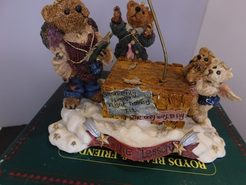 Boyds Bears and Friends "The Flying Lesson - This End Up" Music Box ~ Tested - Picture 5 of 16