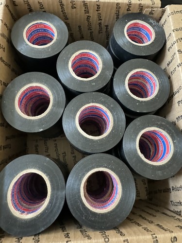( Lot Of 75 ) Vinyl Electrical Tape Insulation PVC ( 1" x 66FT X 7mil ) - Picture 2 of 6