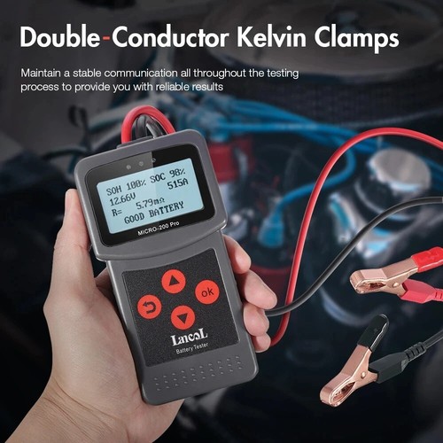 Lancol Micro-200Pro 12V 24V Probador de Batería de Coche Analizador de Batería - Imagen 5 de 13