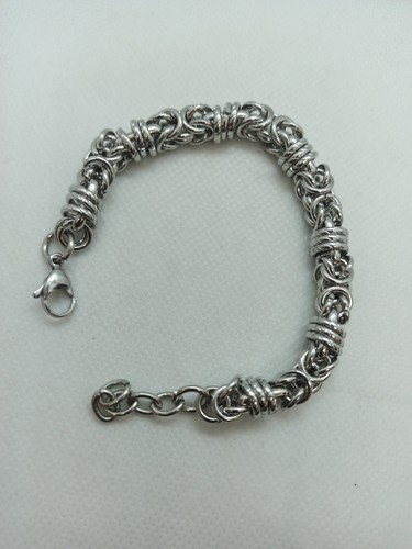 Bracciale Bizantino Acciaio Inox - Foto 6 di 7