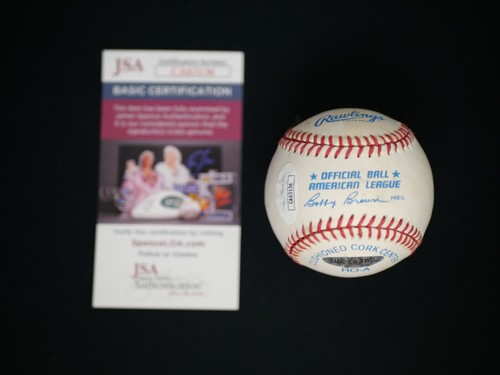 FRANK THOMAS SIGNED OFFICIAL AMERICAN LEAGUE BASEBALL WITH JSA COA - Picture 2 of 2