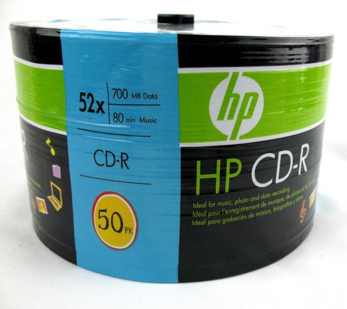 HP CD-R Discs 52x 700MB 80 Min. Spindelpackung mit 50 Stück. Neu versiegelt - Bild 3 von 6