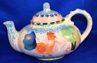 Vintage Renardi Bellini-Piu Italy Rooster Teapot with Lid Farmhouse Country Home