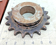 6.59” OD 2.10” Bore Roller Chain Sprocket #80 Chain 1" Pitch 19 Teeth [C3B2]