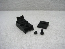 Vintage Williams Guide Open Sight Base W/ Two Elevation Slides 3/8" U Blade