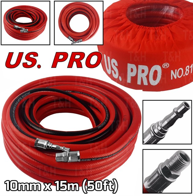 US PRO HEAVY DUTY Air Line Hose Compressor Air Hose Line 15m 50ft 3/8" BSP PCL 2 US PRO HEAVY DUTY Air Line Hose Compressor Air Hose Line 15m 50ft 3/8" BSP PCL 2