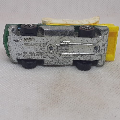 Hot Wheels Redline The Heavyweights Scooper 1969 Green Black Int. Hong Kong - Picture 9 of 10
