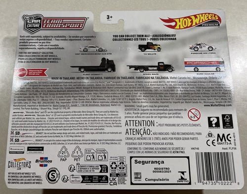 Nuevo Mercedes-Benz CLK-GTR 1997 Hot Wheels Team Transport y Fleet Street 2023 - Imagen 2 de 2