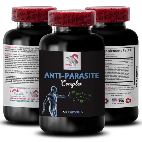 Daily Clean Slate - ANTI-PARASITE COMPLEX - Inner Wholeness 1 Bottle 60 Capsules