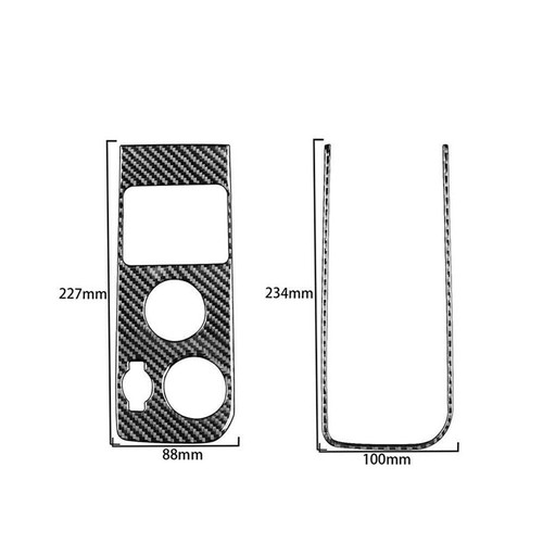 Carbon Fiber Headlight Switch Panel Trim For Chevy Silverado GMC SIERRA 14-18 - Picture 7 of 12