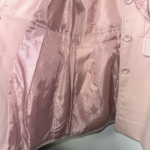 Candies Girls Kids Jacket Coat Sz L Pink Button Up Long Sleeve - Picture 5 of 12
