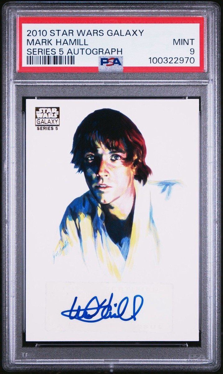 2010 TOPPS STAR WARS GALAXY Mark Hamill AUTO AUTOGRAPH LUKE