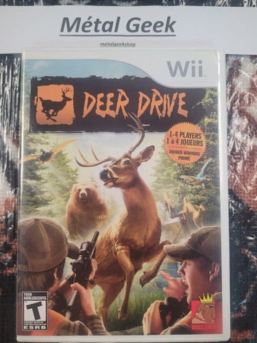 Deer Drive Wii CIB EN/FR probado ¡Envío gratuito en Canadá!! - Imagen 1 de 4