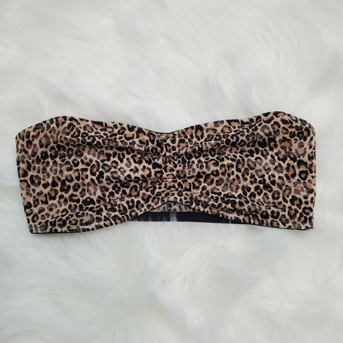 Nuevo con etiquetas Sujetador Victorias Secret ROSA Bandeau Encaje Inalámbrico Sin Forrar Estampado de Animales Talla S - Imagen 8 de 12