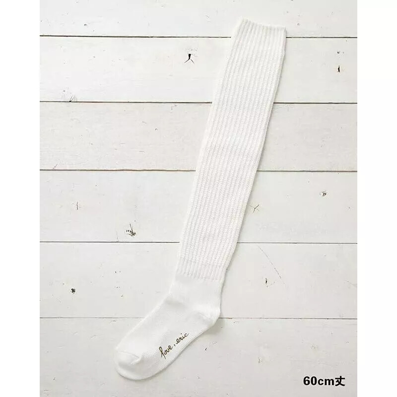 E.G. Smith Women's Loose Socks 60cm White 24-27cm EGL500100