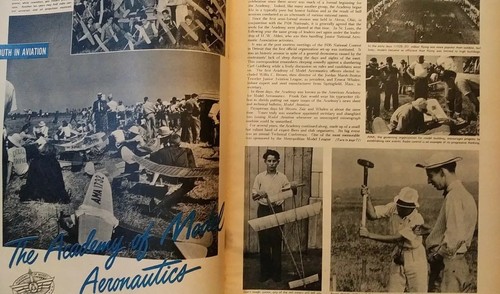 Air Trails #91, 1944 November - VG condition. good pages but missing centerfold - Picture 6 of 9