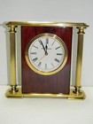 Howard Miller 645-104 Rosewood "Encore" Shelf, Table Or Desk Quartz Clock