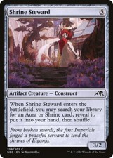 4x Shrine Steward - NM - Kamigawa: Neon Dynasty SPARROW MAGIC