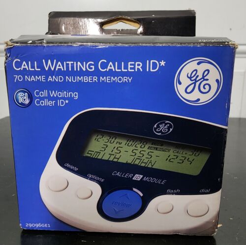 GE Call Waiting Caller ID 70 Imię i numer Pamięć 29096GE1-B Duży wyświetlacz