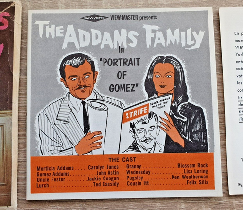 THE ADDAMS FAMILY VIEWMASTER REELS SET B486 ORIGINAL 1965 EXCELLENT !   C308 - Picture 5 of 12